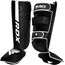Shin Instep F6 Matte White-L, Size: L, Colour: Schwarz