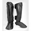 Venum Elite Evo Shin Guards - Black/Black - L, Size: L, Colour: Schwarz
