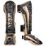 Venum Elite Shin Guards - Dark camo/Gold, Colour: Gold, Size: XL