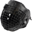 Full-Face Helmet with Removable Metal Grid, Size: M, Colour: Schwarz, Size: M