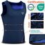 RDX Men's Sweat Jacket For Weight Loss, Size: M, Colour: Blue, 3 image