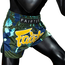 Muay Thai Shorts Fairtex Matrix, Size: L, Colour: Blue, 5 image