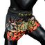 Muay Thai Shorts Fairtex Volcano, Bekleidungsgrösse: L, Farbe: Orange, 4 image