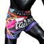 Short de Muay Thai Fairtex World Music, Taille: XL, Couleur: Noir, 4 image