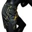 Muay Thai Shorts Fairtex Black Marble, Size: S, Colour: Schwarz, 5 image