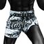 Muay Thai Shorts Fairtex Grunge, Bekleidungsgrösse: M, Farbe: Weiss, 5 image