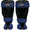 Protèges-Tibias Fairtex SP7 Twister Détachable, Taille: L, Couleur: Bleu, 5 image
