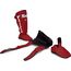 Shin guards Fairtex SP7 Twister Detachable, Size: M, Colour: Rot, 4 image