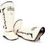 Protèges-Tibias Fairtex SP7 Twister Détachable, Taille: S, Couleur: Blanc, 3 image