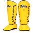 Protèges-Tibias Fairtex SP7 Twister Détachable, Taille: L, Couleur: Jaune