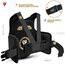 Chest Guard F6 Matte Golden-L/XL, Colour: Schwarz, Size: L-XL, 4 image