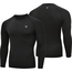 T-Shirt de compression T15 Rashguard manches longues, Taille: S, Couleur: Noir, 3 image