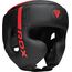 Head Guard F6 Matte Red-S, Size: S, Colour: Schwarz