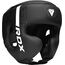 Head Guard F6 Matte White-M, Size: M, Colour: Schwarz