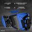 Casque de Combat à Grille Amovible, Couleur: Bleu, Taille ne pas utiliser: XL, 4 image