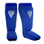 Hosiery Shin Instep Foam Blue/White-L, Size: L, Colour: Blue
