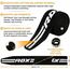 Gym Knee Wrap, Size: One Size, Colour: Schwarz, 6 image
