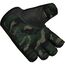Gym Training Gloves T2 Half Army Green-M, Colour: Green, Size: M, 3 image