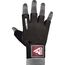Gym Training Gloves T2 Half Red-L, Colour: Schwarz, Size: L, 4 image