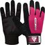 Gym Weight Lifting Gloves W1 Full Pink, Colour: Rosa, Size: L