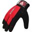 Gym Weight Lifting Gloves W1 Full Red, Colour: Rot, Size: M, 4 image