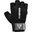 Gym Weight Lifting Gloves W1 Half, Colour: Schwarz, Size: L, 2 image