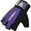 Gym Weight Lifting Gloves W1 Half, Colour: Violett, Size: S, 2 image