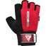 Gym Weight Lifting Gloves W1 Half, Colour: Rot, Size: L, 2 image