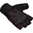 Gym Weight Lifting Gloves W1 Half, Colour: Rot, Size: L, 7 image