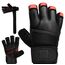 Gym Glove Micro Red/Black Plus-L, Size: M, Colour: Schwarz, 2 image