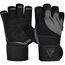 Gym Glove Micro Gray/Black Plus-M, Size: M, Colour: Grey