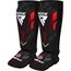 Neoprene Shin Instep IMMAF, Taille: L, Couleur: Rouge