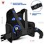 Chest Guard F6 Matte Blue-S/M, Colour: Schwarz, Size: S-M, 4 image