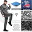 Clothing Sauna Suit C1, Size: XL, Colour: Grey, 5 image