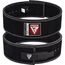 Ceinture de Musculation 4L Pro Cuir, Taille: L, Couleur: Noir, 6 image