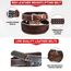 Ceinture de Musculation 4L Pro Cuir, Taille: M, Couleur: Marron, 6 image
