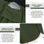 Shorts de MMA T15, Taille: M, Couleur: Kaki, 8 image