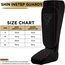 RDX Hosiery Shin Instep Foam, Size: S, Colour: Schwarz, 2 image
