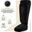 RDX Hosiery Shin Instep Foam, Size: S, Colour: Schwarz, 6 image