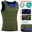 Veste de Sudation Homme Pour la Perte de Poids, Taille: 2XL, Couleur: Kaki, 3 image