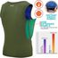Veste de Sudation Homme Pour la Perte de Poids, Taille: 3XL, Couleur: Kaki, 4 image