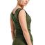 RDX Women's Sweat Jacket For Weight Loss, Size: M, Colour: Khaki, 2 image