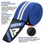 Gym Knee Wrap, Size: One Size, Colour: Blue, 2 image