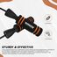 Verstellbares 3m10  Anti-Rutsch Memory Foam Soft Handles Springseil, Farbe: Orange, Länge: 304 cm, 6 image
