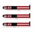 Gym Wrist Wrap W4, Size: S, Colour: Rot, 3 image