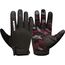 Gym Training Gloves T2 Full Red-S, Size: S, Colour: Green