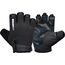 Gym Training Gloves T2 Half Blue-S, Size: S, Colour: Blue