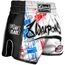 8 Weapons Muay Thai Shorts Super Mesh - Cut like a blade, Colour: Weiss, Size: M