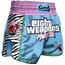 Muay Thaï Shorts - Miami Thai, Bekleidungsgrösse: L, Farbe: Blau