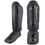 8 WEAPONS Shin Guards, Kids, Unlimited 2.0, black-black, S/M, Size: S/M, Colour: Schwarz
